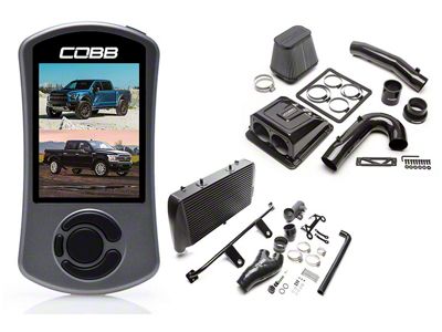 Cobb Stage 2 Redline Carbon Fiber Power Package with TCM; Black (17-20 F-150 Raptor; 19-20 F-150 Limited)