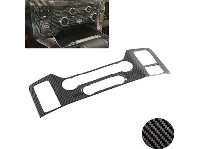 Cobra-Tek A/C Vent Cover Trim; Carbon Fiber Print (21-25 F-150)