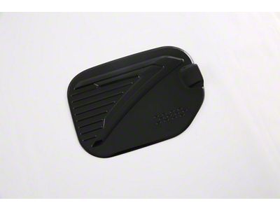 Cobra-Tek Gas Door Cover; Gloss Black (21-25 F-150)