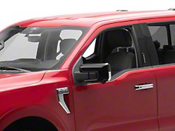 Mirror Covers; Gloss Black (21-26 F-150)