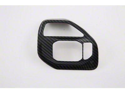 Cobra-Tek 4-Wheel Drive Switch Cover Trim; Carbon Fiber Print (19-25 RAM 1500)