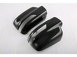Cobra-Tek Mirror Covers with Turn Signal Cutout; Gloss Black (19-25 RAM 1500)