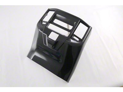 Cobra-Tek Rear A/C Vent Cover Trim; Carbon Fiber Print (19-25 RAM 1500 Quad Cab, Crew Cab)