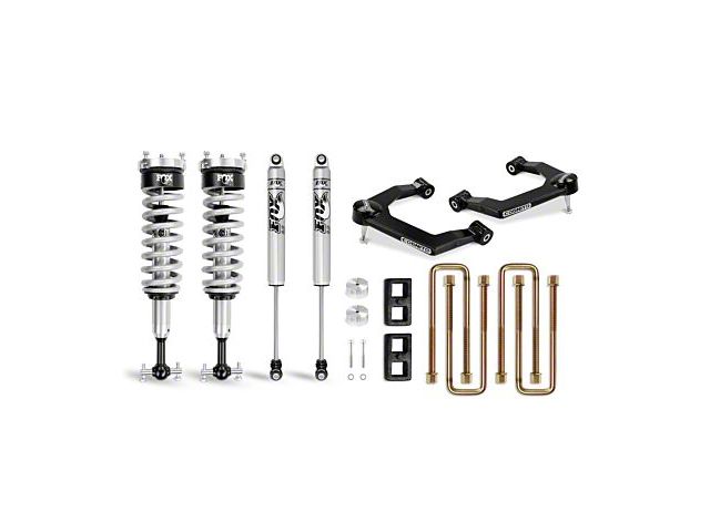 Cognito Motorsports 3-Inch Performance Uniball Leveling Lift Kit with FOX PS 2.0 IFP Shocks (19-24 Sierra 1500, Excluding AT4)