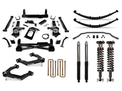 Cognito Motorsports 8-Inch Performance Lift Kit with Elka 2.0 IFP Shocks (19-23 Sierra 1500, Excluding Denali)