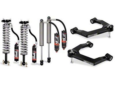 Cognito Motorsports 3-Inch Elite Leveling Kit with FOX Elite 2.5 Reservoir Shocks (19-25 Silverado 1500, Excluding Trail Boss & ZR2)