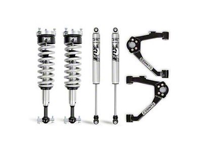 Cognito Motorsports 3-Inch Performance Leveling Kit with FOX 2.0 IFP Shocks (07-16 Silverado 1500 w/ Stock Cast Steel Control Arms)
