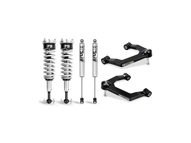 Cognito Motorsports 3-Inch Performance Leveling Kit with FOX PS 2.0 IFP Shocks (19-24 Silverado 1500, Excluding Trail Boss & ZR2)