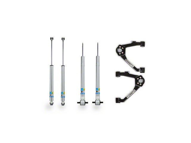 Cognito Motorsports 3-Inch Standard Leveling Kit with Bilstein 5100 Shocks (07-16 Silverado 1500 w/ Stock Cast Steel Control Arms)