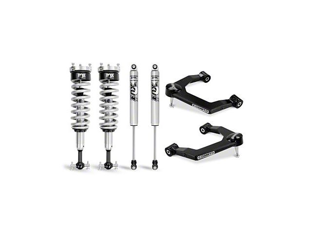Cognito Motorsports 1-Inch Performance Uniball Front Leveling Kit with FOX PS 2.0 IFP Shocks (19-24 Sierra 1500, Excluding Denali)