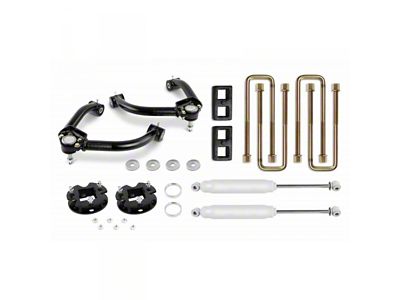 Cognito Motorsports 3-Inch Standard Front Leveling Kit with Rear Shocks (19-24 Sierra 1500, Excluding AT4 & Denali)