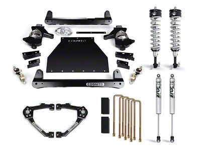 Cognito Motorsports 4-Inch Performance Suspension Lift Kit with FOX PS IFP Shocks (14-18 Sierra 1500 w/ Stock Cast Aluminum or Stamped Steel Control Arms, Excluding Denali)