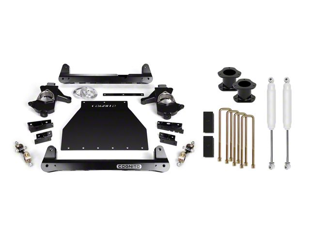 Cognito Motorsports 4-Inch Standard Suspension Lift Kit (07-18 Sierra 1500 w/ Stock Cast Steel Control Arms, Excluding 14-18 Denali)