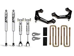 Cognito Motorsports 3-Inch Performance Uniball Leveling Lift Kit with FOX PS IFP Shocks and Rear Blocks (20-24 Sierra 2500 HD)