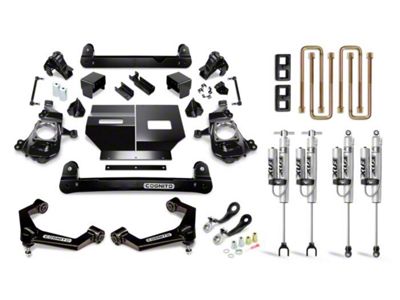 Cognito Motorsports 4-Inch Performance Suspension Lift Kit with FOX PS IFP Shocks (20-24 Sierra 2500 HD)