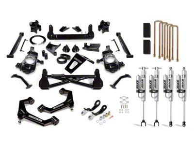 Cognito Motorsports 7-Inch Performance Suspension Lift Kit with FOX PSRR 2.0 Shocks (20-24 Sierra 2500 HD)