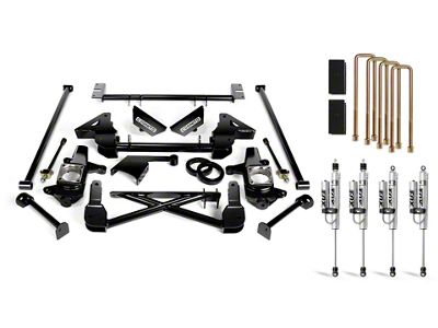 Cognito Motorsports 7-Inch Standard Suspension Lift Kit with FOX PSRR 2.0 Shocks (07-10 Sierra 2500 HD w/o StabiliTrak)