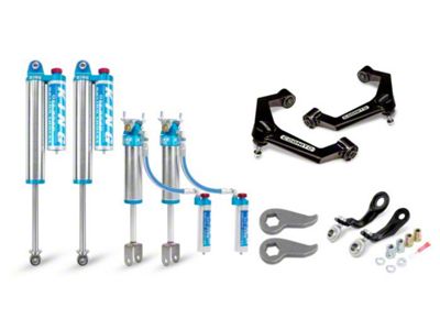 Cognito Motorsports 3-Inch Elite Leveling Kit with King 2.5 Reservoir Shocks (11-19 Sierra 3500 HD)