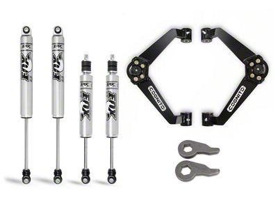 Cognito Motorsports 3-Inch Performance Leveling Kit with FOX PS IFP Shocks (07-10 Sierra 3500 HD)