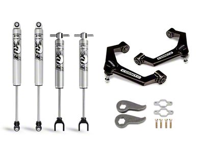 Cognito Motorsports 3-Inch Performance Leveling Kit with FOX PS IFP Shocks (11-19 Sierra 3500 HD)