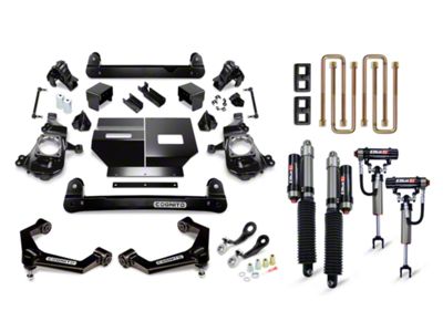 Cognito Motorsports 4-Inch Elite Suspension Lift Kit with Elka 2.5 Reservoir Shocks (20-25 Sierra 3500 HD)