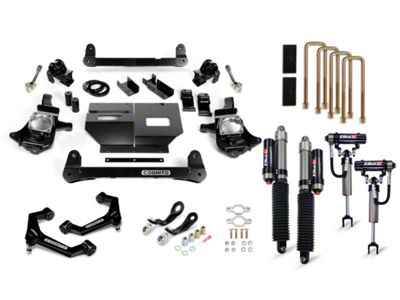 Cognito Motorsports 4-Inch Elite Suspension Lift Kit with Elka 2.5 Reservoir Shocks (11-19 Sierra 3500 HD)