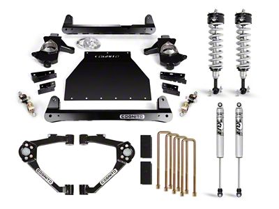 Cognito Motorsports 6-Inch Performance Suspension Lift Kit with FOX PS IFP Shocks (07-18 Silverado 1500 w/ Stock Cast Steel Control Arms)