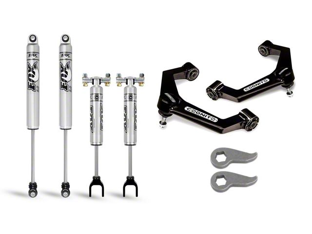 Cognito Motorsports 3-Inch Performance Uniball Leveling Lift Kit with FOX PS IFP Shocks (20-24 Silverado 2500 HD)