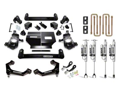Cognito Motorsports 4-Inch Performance Suspension Lift Kit with FOX PS IFP Shocks (20-25 Silverado 2500 HD)
