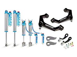 Cognito Motorsports 3-Inch Elite Leveling Kit with King 2.5 Reservoir Shocks (20-24 Silverado 3500 HD)