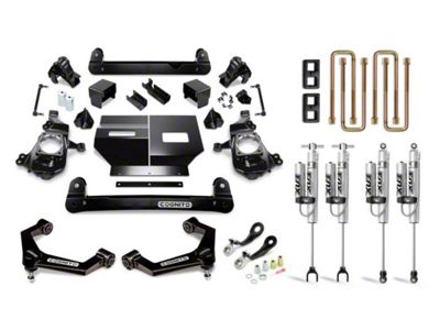 Cognito Motorsports 4-Inch Performance Suspension Lift Kit with FOX PS IFP Shocks (20-24 Silverado 3500 HD)