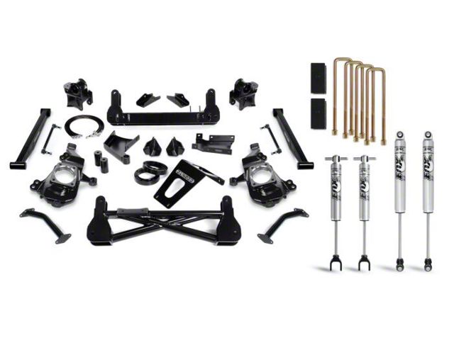 Cognito Motorsports 7-Inch Standard Suspension Lift Kit with FOX PSMT 2.0 Shocks (20-24 Silverado 3500 HD)