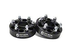1.50-Inch 6-Lug Wheel Spacers; Black; Set of Two (15-22 Colorado)