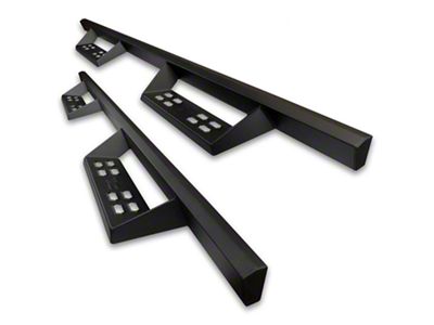 4-Inch Drop Sniper Running Boards; Textured Black (15-22 Colorado Crew Cab)