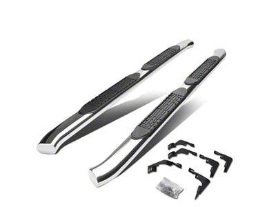 4-Inch Nerf Side Step Bars; Stainless Steel (15-22 Colorado Extended Cab)