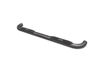 4-Inch Oval Bent Nerf Side Step Bars; Black (15-22 Colorado Crew Cab)