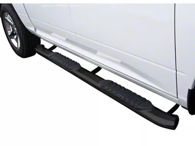 5-Inch Oval Premium Side Step Bars; Black (15-25 Colorado Crew Cab)