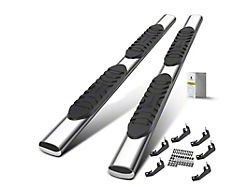 5-Inch Oval Straight Side Step Bars; Chrome (15-22 Colorado Extended Cab)