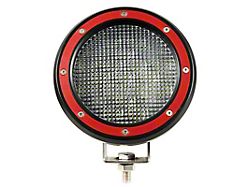 5.30-Inch Red Round LED Light Kit; Spot/Flood Combo Beam (Universal; Some Adaptation May Be Required)