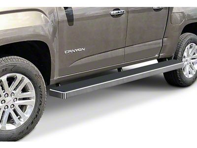 6-Inch Wheel-to-Wheel Running Boards; Hairline Silver (15-25 Colorado Crew Cab w/ 5-Foot Short Box)