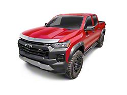 Aeroskin Hood Protector; Chrome (2023 Colorado)