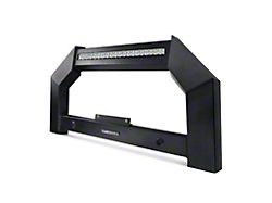 Armour Bull Bar with 20-Inch LED Light Bar; Matte Black (23-26 Colorado)