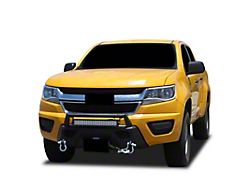 Armour III Heavy Duty Winch Front Bumper with 20-Inch LED Light Bar (15-20 Colorado, Excluding ZR2)