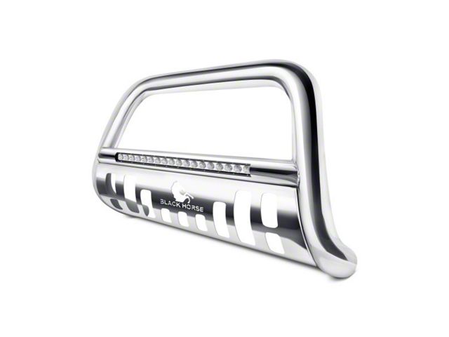 Beacon Bull Bar with Skid Plate; Stainless Steel (15-22 Colorado, Excluding ZR2)
