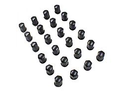 Black OEM Style Lug Nut Kit; 14mm x 1.5; Set of 24 (15-26 Colorado)