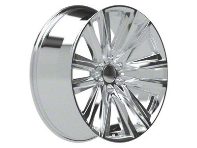 CA91 Chrome 6-Lug Wheel; 24x10; 28mm Offset (23-24 Colorado)