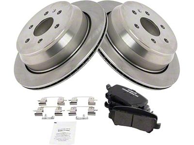 Ceramic 6-Lug Brake Rotor and Pad Kit; Front (15-20 Colorado)