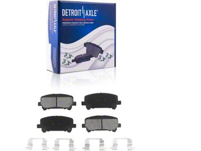 Ceramic Brake Pads; Rear Pair (15-20 Colorado)