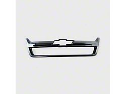 Chrome Delete Grille Overlay; Gloss Black (15-20 Colorado)