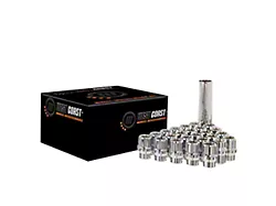 Chrome Open Acorn Spline ET Lug Nuts; M14x1.5; Set of 24 (23-25 Colorado)